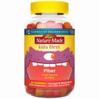 Nature Made Kids First Fiber Orange & Mixed Berry Gummies Perspective: Main