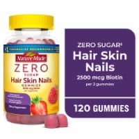 Nature Made® Zero Sugar Hair Skin Nails Gummies 2500 mcg Perspective: Main
