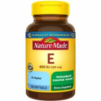 Nature Made® Vitamin E Liquid Softgels 180mg Perspective: Main