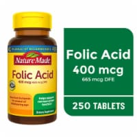 Nature Made® Folic Acid 400mcg Tablets