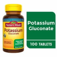 Nature Made® Potassium Gluconate Dietary Supplement Tablets 550mg