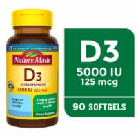 Nature Made® 125mcg Vitamin D3 Liquid Softgels