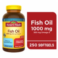Nature Made® Fish Oil Omega-3 Dietary Supplement Softgels 1000mg