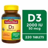 Nature Made® Vitamin D3 Tablets 50mcg
