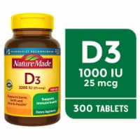 Nature Made® Vitamin D3 25 mcg Tablets Perspective: Main