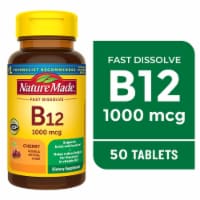 Nature Made® Cherry Sublingual B-12 Dietary Supplement Micro-Lozenges 1000mcg