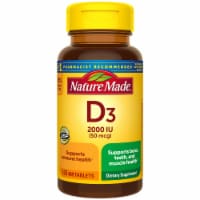 Nature Made Vitamin D3 Tablets 2000 IU