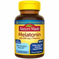 Nature Made® Melatonin + 200mg L-Theanine Softgels 3mg