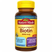 Nature Made® Maximum Strength Biotin Softgels 5000mcg