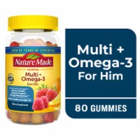 Nature Made® Strawberry Lemon & Orange Multi for Him + Omega-3 Gummies Perspective: Main
