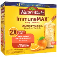 Nature Made® Immune Max Orange Flavored Fizzy Drink Mix Packets Perspective: Main