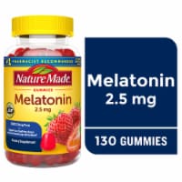 Nature Made® Strawberry Melatonin Dietary Supplement Gummies 2.5mg Perspective: Main