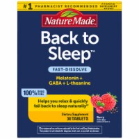 Nature Made® Back to Sleep Fast-Dissolve Berry Melatonin Tablets 200mg Perspective: Main