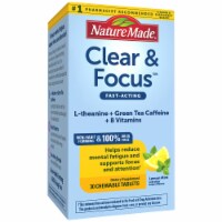 Nature Made® Clear & Focus Lemon Mint Chewable Tablets Perspective: Main