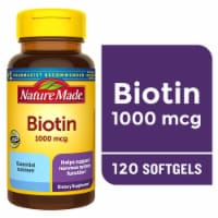 Nature Made® Biotin Softgels 1000mcg Perspective: Main