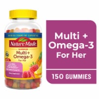 Nature Made® Multi for Her Omega-3 Lemon Orange & Strawberry Gummies