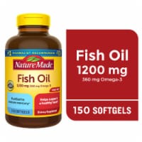 Nature Made® Fish Oil 1200 mg Omega-3 Softgels