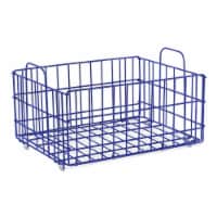 Atlantic 23308043 Cart System Wire Basket, Blue
