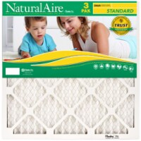 Flanders 87357.012020 3 Pack- 20 x 20 x 1 in. Natural Standard Pleated Air Filter - Pack Of 4