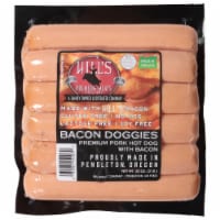 Hill's Premium Meats Bacon Doggies Premium Pork Hot Dogs Perspective: Main