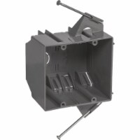 Gardner Bender 2-Gang PVC New Work Wall Electrical Box, 32 Cu. In. BOX-ND32