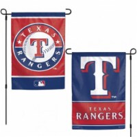 Texas Rangers Flag 12x18 Garden Style 2 Sided Perspective: Main