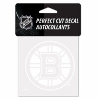 Boston Bruins Decal 4x4 Perfect Cut White Special Order