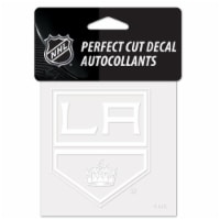 Los Angeles Kings Decal 4x4 Perfect Cut White Special Order