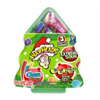 Warheads® Sour Filled Christmas Tree Holiday Candy box Perspective: Main