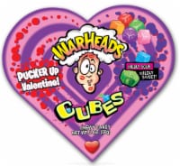 Warheads Sour Chewy Cubes Heart Box Valentine Candy Perspective: Main