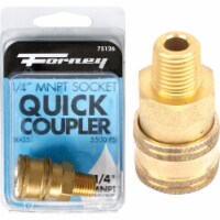 Forney 1/4 In. Male Quick Coupler Pressure Washer Socket 75126