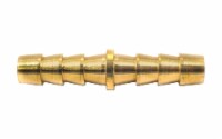 Forney Brass Dual Barbed Hose Splicer 1/4 in. Hose Barb 1/4 in. Hose Barb 1 pc. - Total Qty: