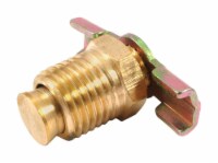 Forney Brass Drain Cock 1/4 in. Male NPT 1 pc. - Total Qty: 1; Each Pack Qty: 1