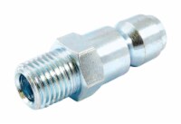 Forney Steel Air Plug 1/4 in. Male NPT 3/8 in. 1 pc. - Total Qty: 1; Each Pack Qty: 1