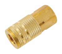 Forney Brass Coupler 1/4 in. Female NPT 3/8 in. Female NPT 1 pc. - Total Qty: 1; Each Pack