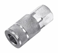 Forney Steel Air Coupler 3/8 in. Female NPT 1/4 in. 1 pc. - Total Qty: 1; Each Pack Qty: 1