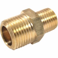 Forney 3/8 In. MPNT x 1/4 In. MNPT Brass Reducer Adapter 75533