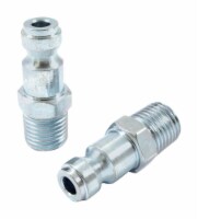 Forney Steel Plug 1/4 in. Male NPT 1/4 in. 2 pc. - Total Qty: 1; Each Pack Qty: 2; Total