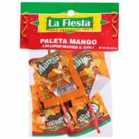 La Fiesta Mango & Chili Hard Candy Lollipops Perspective: Main