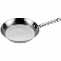 Demeyere Essential 5-Ply 12.5-Inch Stainless Steel Fry Pan With Lid