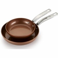 Tefal C410S274 8 x 10 in. Endura Ceramic Nonstick Dishwasher Safe & Fry Pan Cookware Set