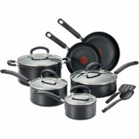 T-Fal Titanium Forged Cookware Set - Black