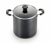 T-fal Essentials Stock Pot Non Stick With Lid - Black Perspective: Main