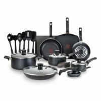 T-fal Essentials Cookware Set - Black Perspective: Main