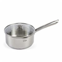 T-fal Cook & Strain Sauce Pan Stainless Steel Perspective: Main