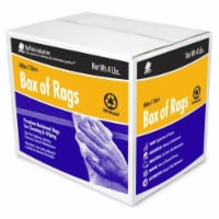 Buffalo Industries 1006316 4 lbs Knit Wiping Rags, White