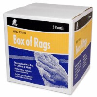 Buffalo Industries White T-Shirt Cloth Rags 10522