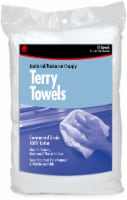 Buffalo™ Janitorial/Restaurant Supply Terry Towels - 12 Pack - White