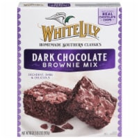 White Lily Dark Chocolate Brownie Mix, 18 Oz Box Perspective: Main