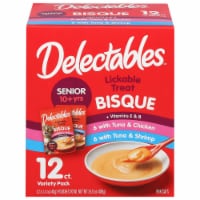 Delectables™ Senior Bisque Flavored Lickable Cat Treat Variety Pack Perspective: Main